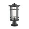 Z-Lite Jordan 1 Light Outdoor Pier Mounted Fixture, Black And Clear Seedy 570PHB-553PM-BK - alternate 4